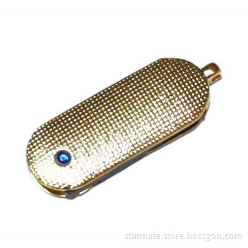 Jewelry USB Flash Drive with 32/64/128MB/16GB Capacity, Supports Plug-and-play Function